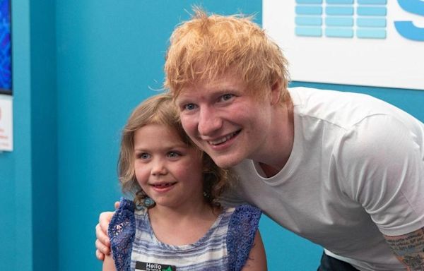 Ed Sheeran visits Boston Children's Hospital ahead of Boston Calling performance