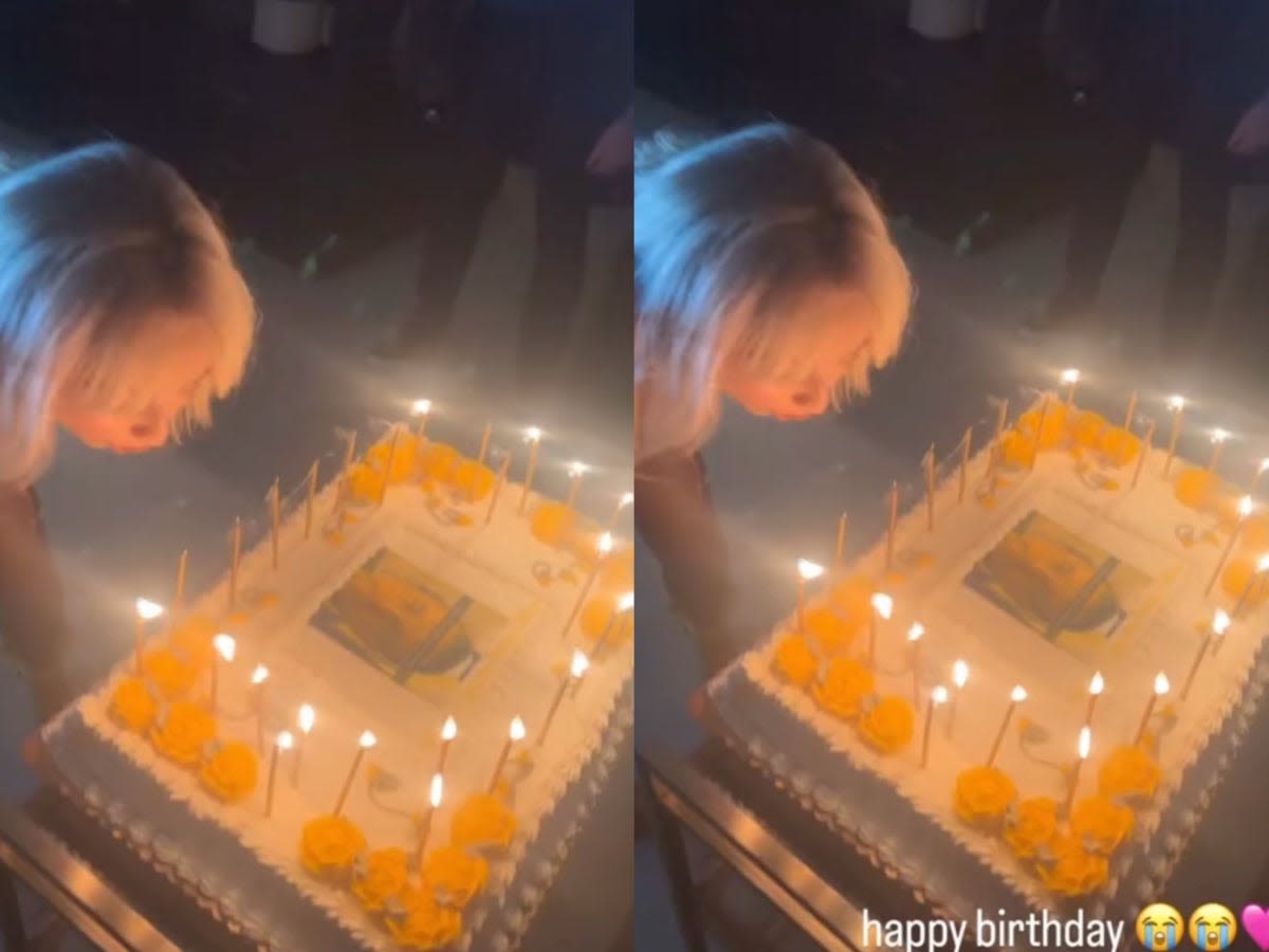 Sabrina Carpenter rings in 25th birthday with Leonardo DiCaprio meme cake