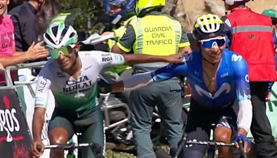 Nairo Quintana sufrió en la Vuelta a Burgos, Sergio Higuita el mejor colombiano en la jornada