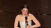 Emma Stone wins best actress Oscar, ending Lily Gladstone's historic run