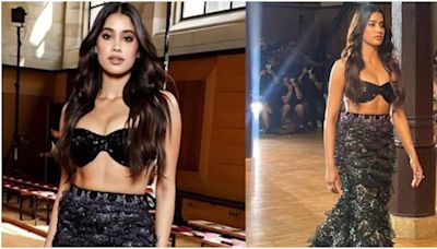 After Ananya Panday, Janhvi Kapoor makes international runway debut at Paris Haute Couture Week