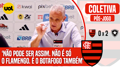 TITE ADMITE FLAMENGO COM PROBLEMAS E CRITICA JOGO ÀS 11H NO RIO: 'NÃO DÁ. A SAÚDE VAI ARREBENTAR'