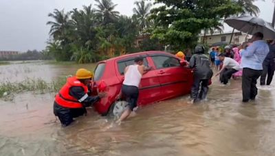 Heavy rains maroon several areas of Udupi district, 75 people evacuated in city municipality limits