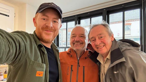 East Yorkshire cafe owner surprised as Paul Whitehouse and Bob Mortimer visit