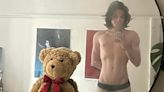 Damian Hurley shows off his muscly physique in a shirtless snap