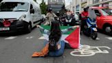Anti-Israel protesters block Marble Arch