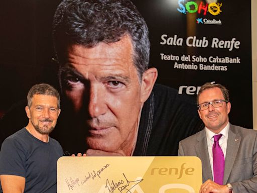 Renfe dedica su nueva Sala Club de Málaga al actor Antonio Banderas