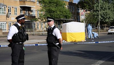 Man in court charged with stabbing murder of woman, 66, in London street