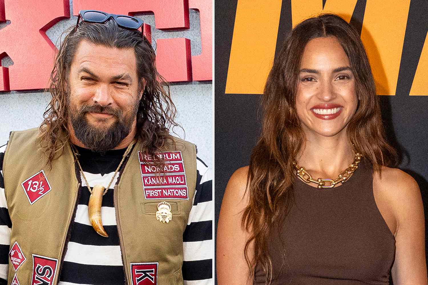 Jason Momoa Says Girlfriend Adria Arjona 'Likes to Ride' on His Motorcycle: 'Any Excuse for More Hugs'