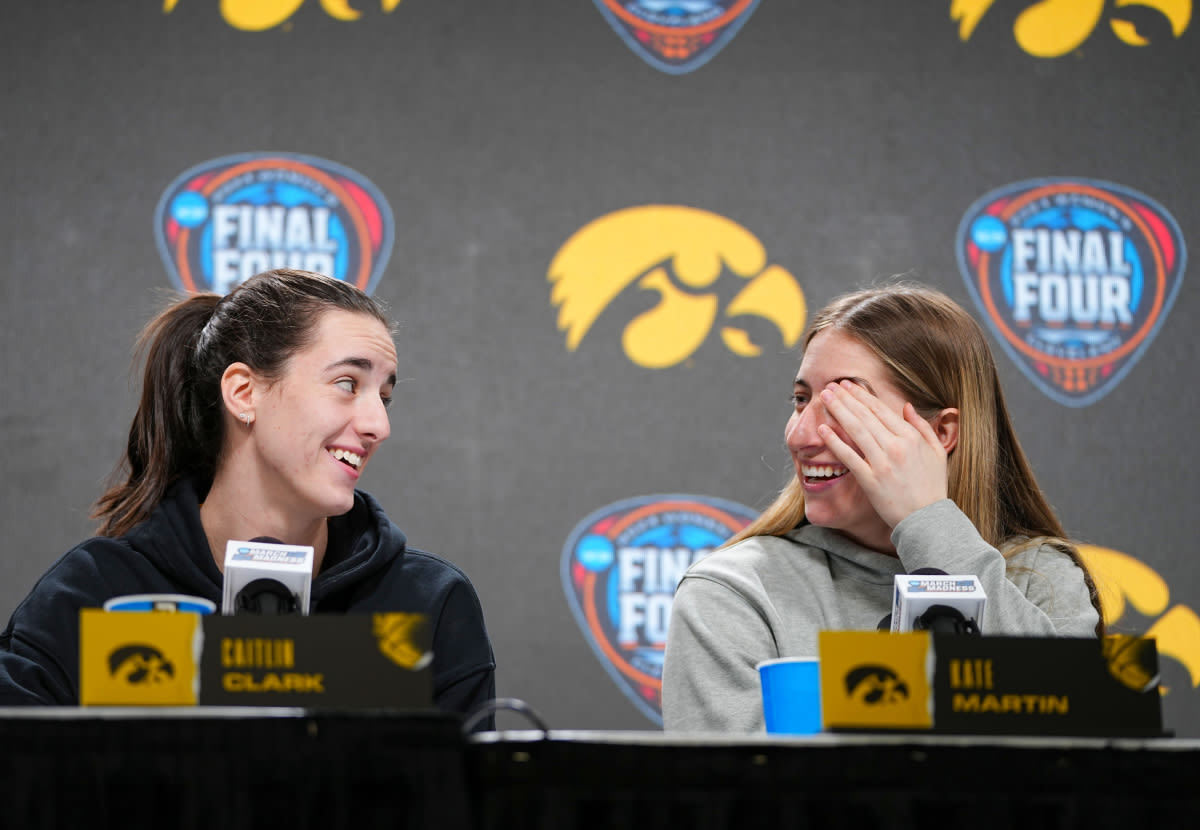 Kate Martin Sends Wholesome Message to Caitlin Clark Before First WNBA Faceoff