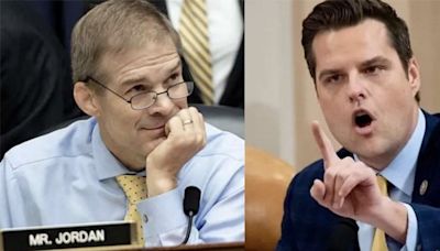 Jordan and Gaetz buried by ex-DOJ official for 'frat-boy' antics during Merchan hearing