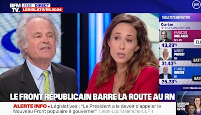 "Il y a encore la liberté d'expression dans ce pays" : Franz-Olivier Giesbert s'emporte face à la députée LFI Clémence Guetté en direct sur BFMTV