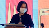 Taiwan's Tsai says no backing down to Chinese aggression