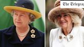 Queen wears Elizabeth II’s brooch as she steps in for King at Maundy service
