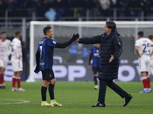 El recado de Inzaghi a los dirigentes del Inter por el futuro de Alexis Sánchez - La Tercera