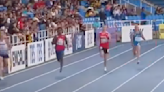 Italian Decathlete Suffers Wardrobe Malfunction That Prevents Him From Winning Race