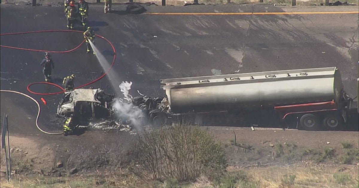 I-70 closed west of Denver near Morrison after tanker crash ignites fire