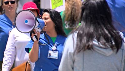 UC San Diego health workers call for higher wages and housing assistance
