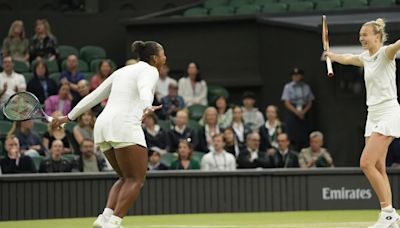 Siniakova and Townsend win women’s doubles title at Wimbledon