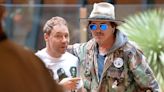 Johnny Depp wraps and Stephen Graham OBE leave Warner Bros. Studios