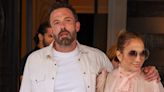 Ben Affleck Was Photographed Looking at Jennifer Lopez’s Wedding Dress Photos on Their Italian Honeymoon