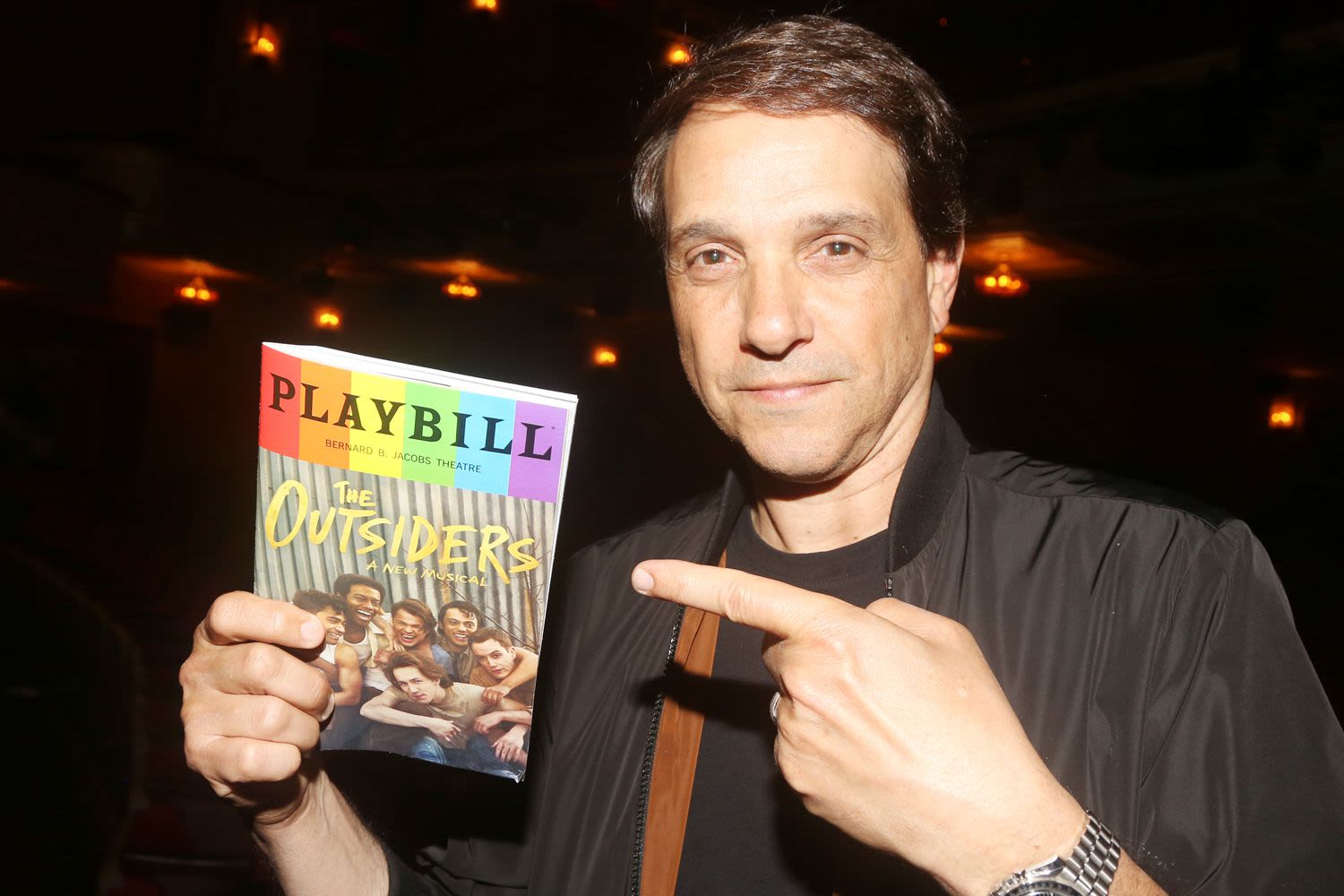 The Outsiders Star Ralph Macchio Catches Tony-Winning Broadway Adaptation of Movie