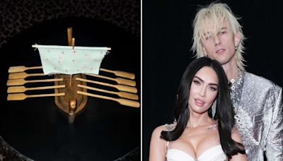 Machine Gun Kelly Shows Off Wood Carving Project Dedicated to His and Megan Fox's Lost Pregnancy