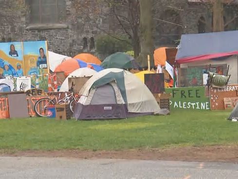 Tufts University warns campus protesters to leave or face suspension, graduation ban