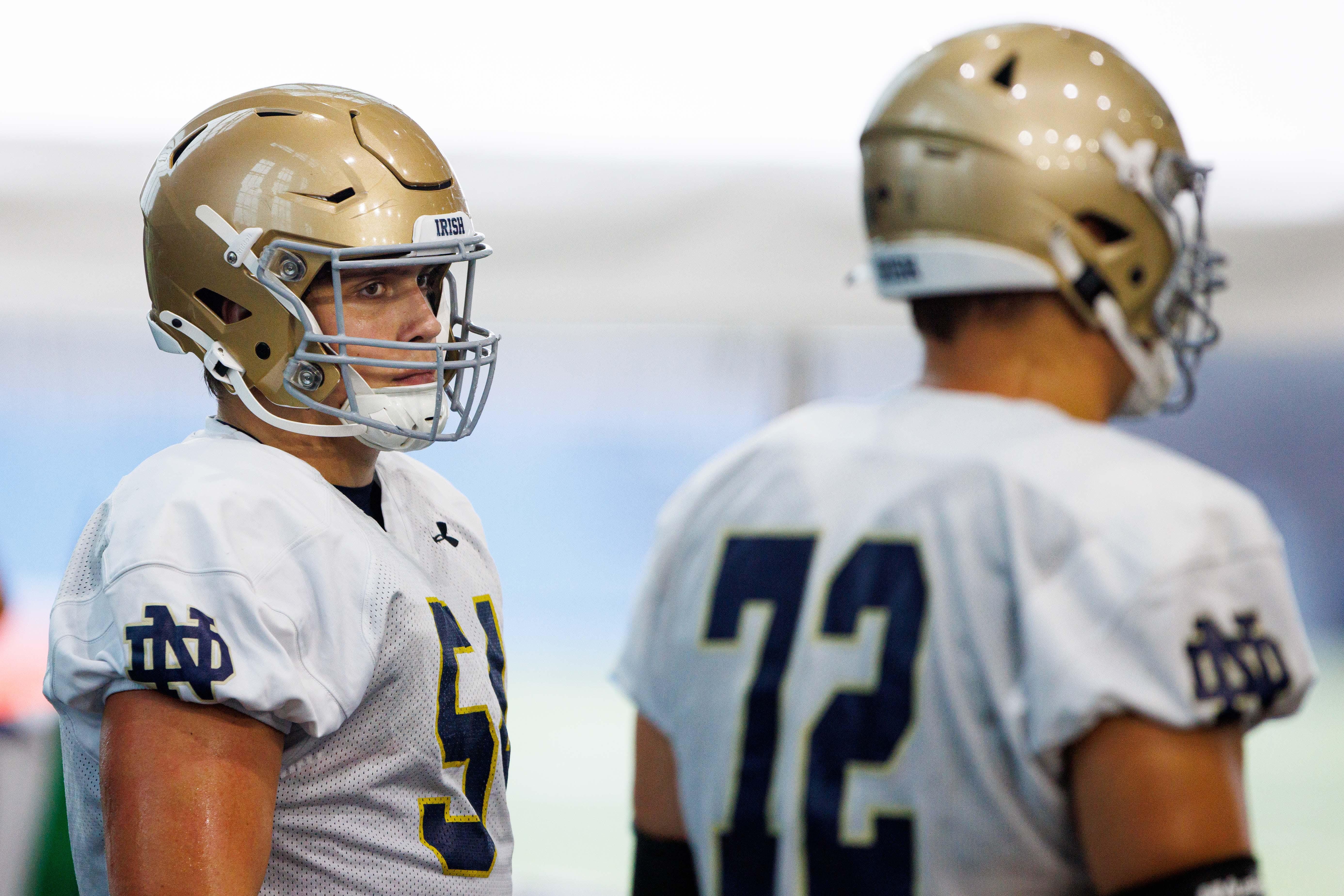 Has Notre Dame found another diamond in the rough offensive lineman?