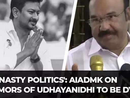 'Dynasty politics…': AIADMK’s D Jayakumar on rumors of Udhayanidhi Stalin to be Tamil Nadu’s Dy CM