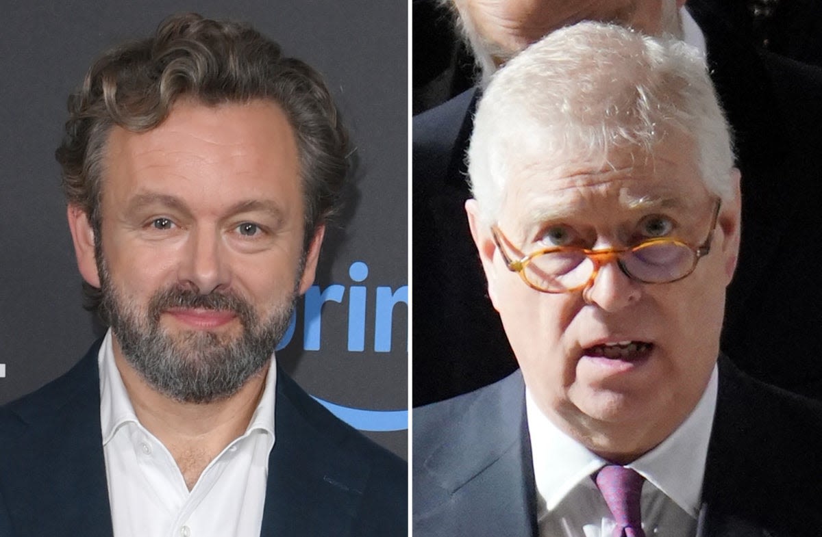 Michael Sheen says he looked at ‘hot’ throwbacks of Prince Andrew to get into character