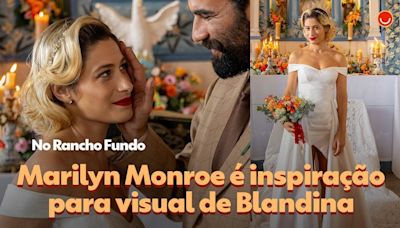 No Rancho Fundo: Blandina se casa com visual inspirado em Marilyn Monroe; veja fotos!