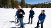 Gavin Newsom surveys California snowpack, unveiling water plan for an uncertain future