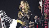 Madonna, 65, flashes her underwear on stage in Brazil