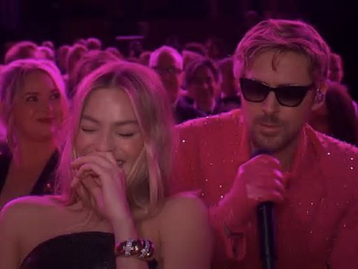 Why The Viral Oscars 'I'm Just Ken' Performance Actually Started With Ryan Gosling Behind Margot Robbie In The Audience