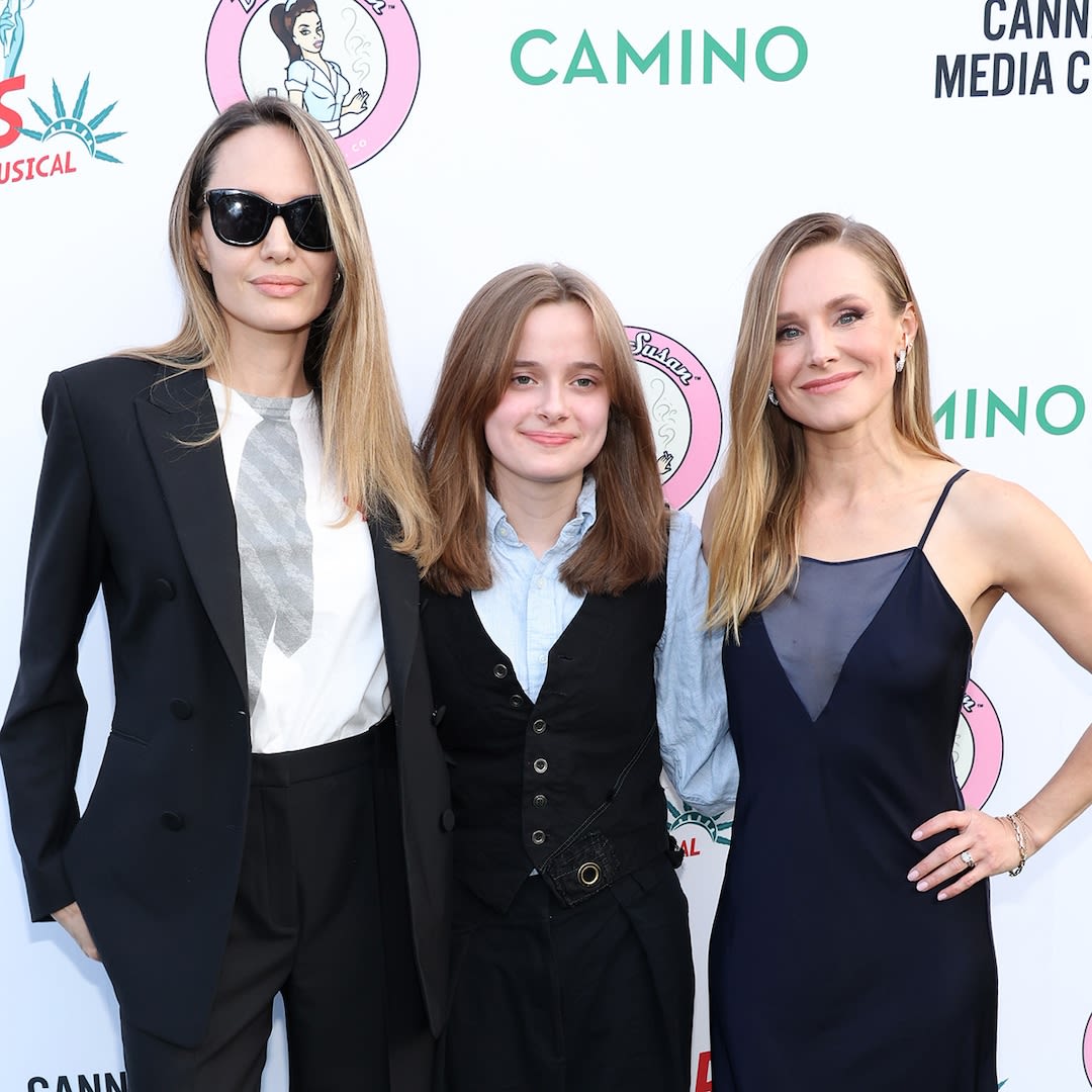 Angelina Jolie and Daughter Vivienne Make Red Carpet Appearance Alongside Kristen Bell - E! Online