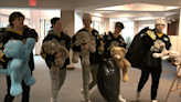 ‘A wonderful community event’: Green Bay Gamblers deliver teddy bears to children at local hospital