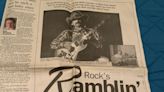 A treasure: Dickey Betts signed copy of Palm Beach Post in thanks on Rock Hall of Fame eve