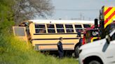 Two killed, 40 injured in Texas highway crash of school bus, cement truck