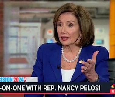 Irked Nancy Pelosi Suggests MSNBC Anchor Katy Tur Is a Trump ‘Apologist’