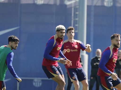El entrenamiento del Barça previo al Sevilla, en streaming