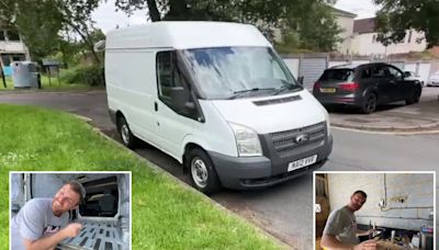 I bought a wrecked ex-Amazon van for £2k - I'll turn it into a cosy camper