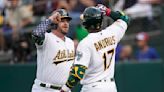 Vogt hits home run, sacrifice fly as A's beat Blue Jays 5-1