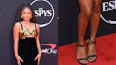 Halle Bailey Proves That Strappy Sandals Are the Perfect Pair for a Minidress on the ESPY Award 2024 Red Carpet