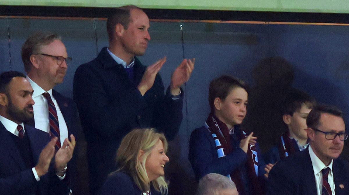 Prince William and Prince George Attend Soccer Match After Royal Family Duties Were Canceled