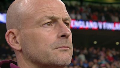 Lee Carsley doesn't sing God Save the King AGAIN at Wembley