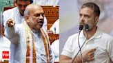 'Why this arrogance?': Amit Shah attacks Rahul Gandhi over conduct in Parliament | India News - Times of India
