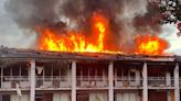 Fire officials investigating large fire that broke out at abandoned hotel in Gastonia