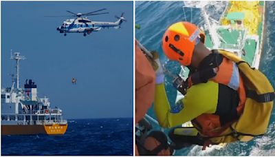 Woman swept to sea while swimming at Japanese beach rescued over a day later | ITV News