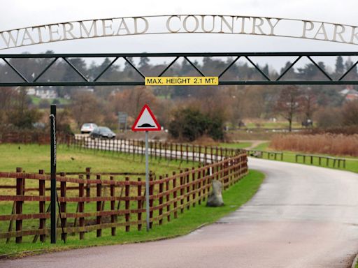 Man arrested after police dog dies following search of water at country park